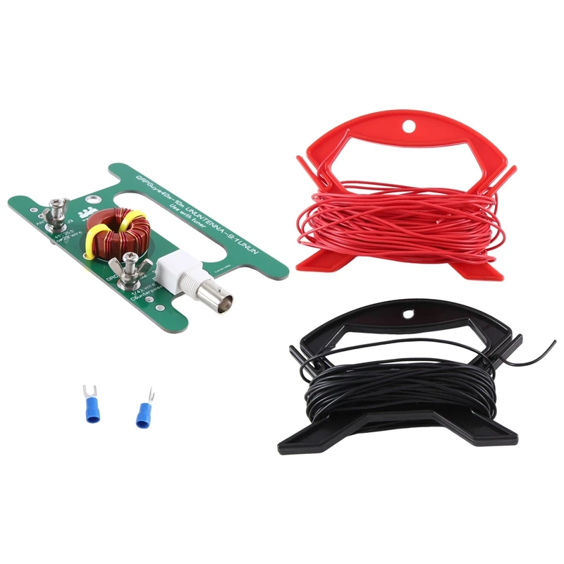 10 Вт Портативный 9: 1 Balun SDR-запчасти для антенны-комплект длинного кабеля SDR