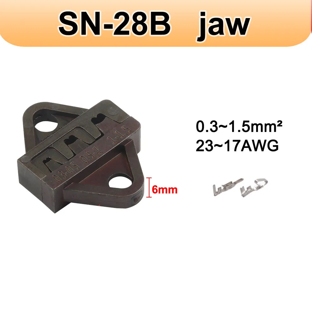 

Наборы штампов LUBAN для плоскогубцев SN CRIMPING PLIER