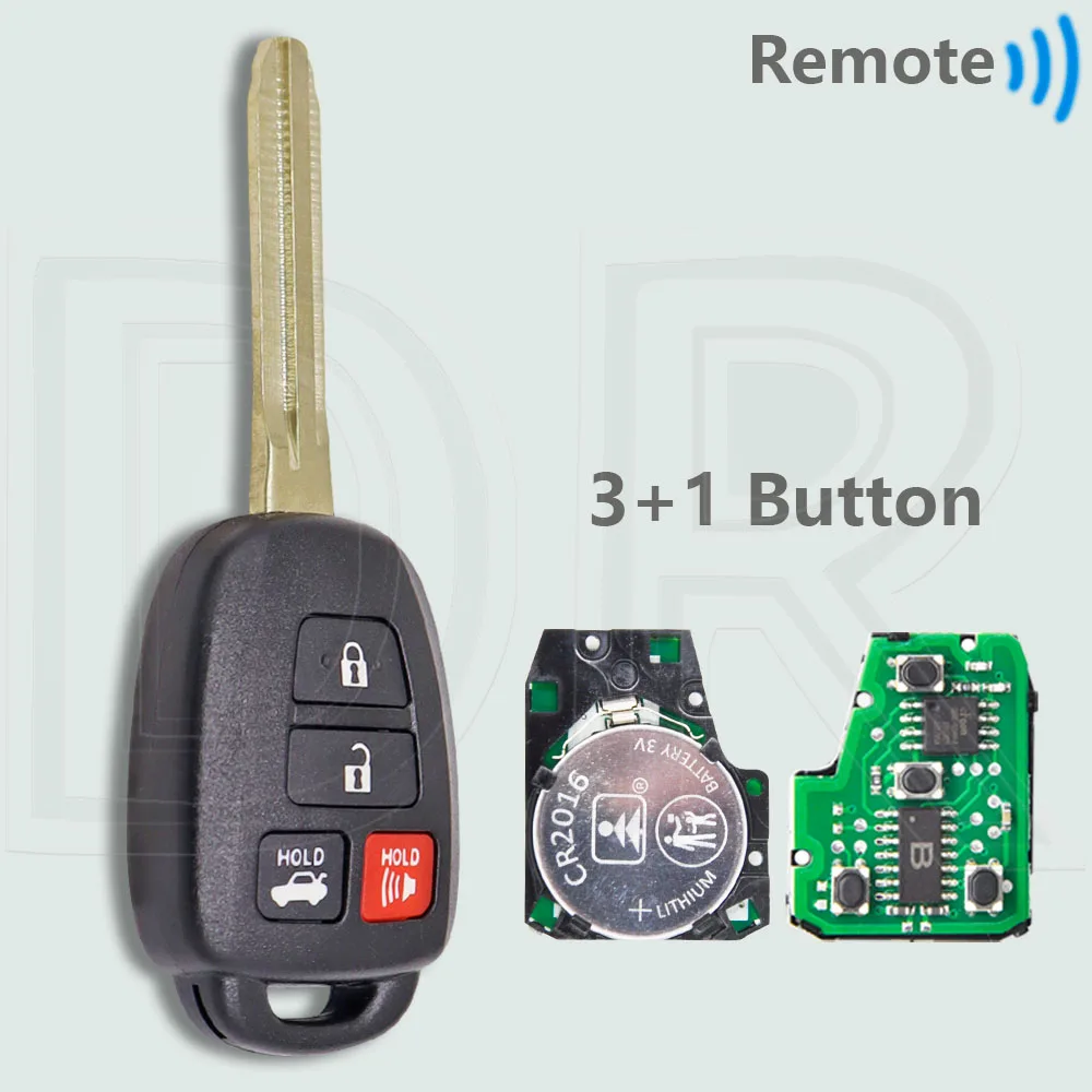 

DR GQ4-52T 4D72 G/8A H чип 314,3 МГц автомобильный дистанционный ключ для Toyota RAV4 LE XLE Sequoia Highlander LE Prius Prado VIOS Tundra Tacoma