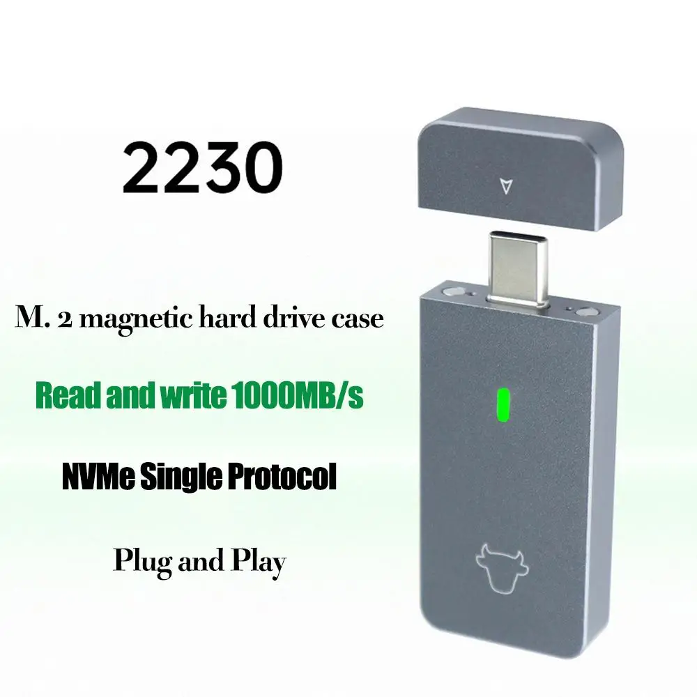 

M.2 NVMe 2230 SSD Enclosure Case For M2 2230 NVMe TGZ JMS583NVME B+M Key/M Key (NVMe) 2230 M.2 NVME To USB C SSD Enclosure N5N3