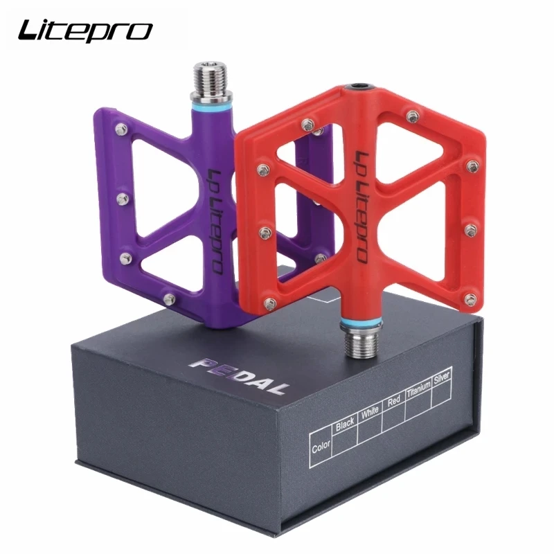 Педаль велосипедная Litepro 170 г из титанового сплава нейлона |