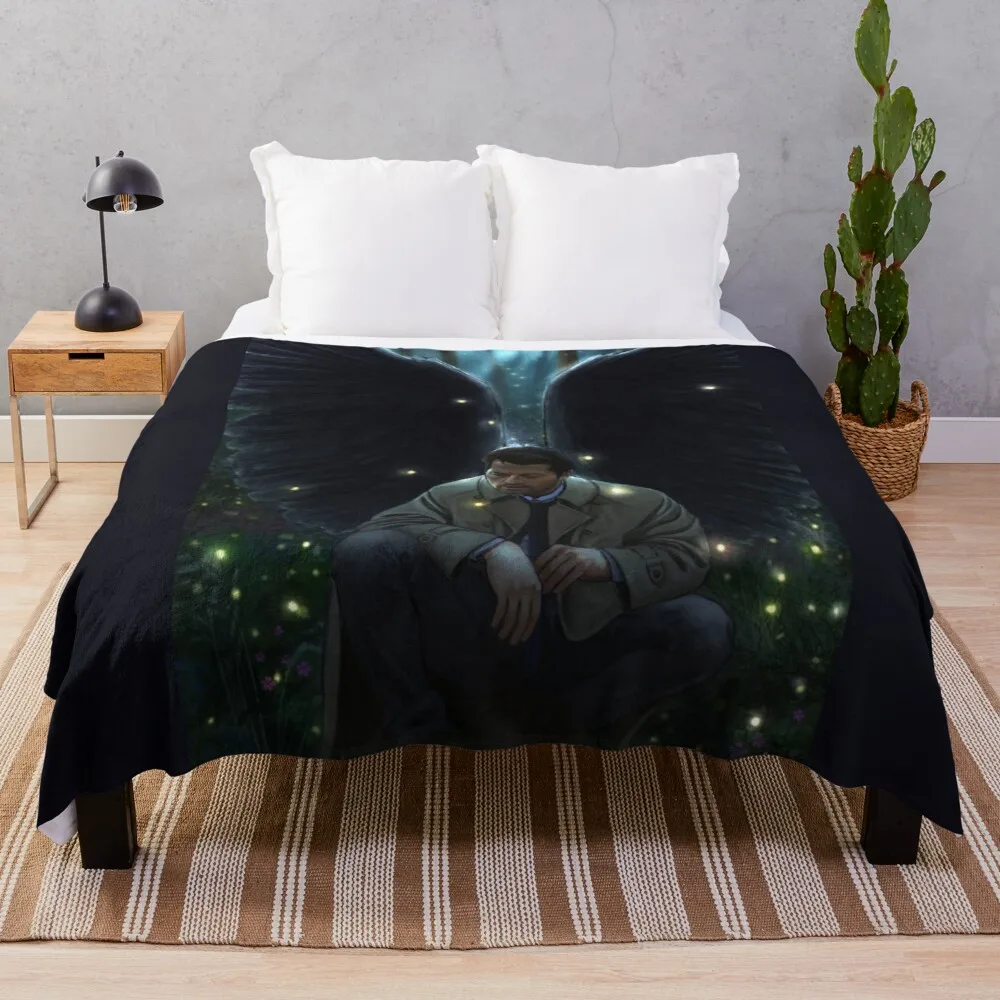 

With the Fireflies Throw Blanket loose blanket