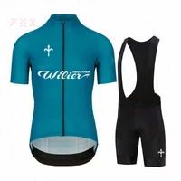 2022 wilier new cycling set men cycling clothing mtb bike clothes breathable anti uv road bicycle wear sports cycling jersey set