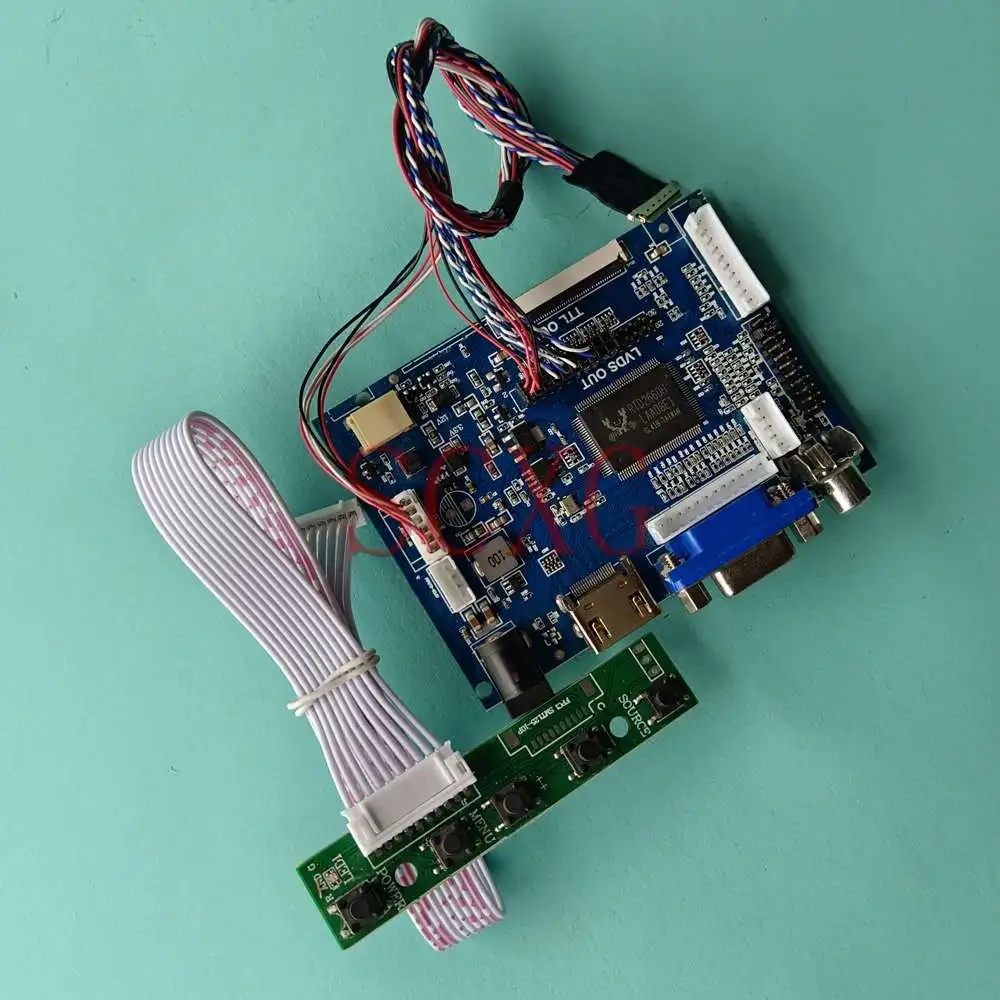 

Плата контроллера ЖК-дисплея для ноутбука B156XTN02.1 15,6 "LVDS 40 Pin 1366*768 AV + VGA + HDMI-совместимый Комплект «сделай сам»