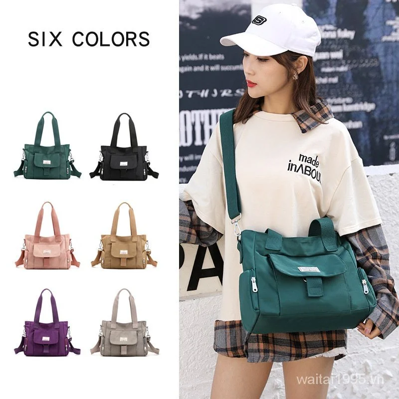 

Multi-layer Crossbody Bag Waterproof Oxford Cloth Material Large Capacity Tote ,can Hold A4 Paper 14inch PC