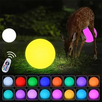 outdoor waterproof 16 colors led glowing ball light with remote control lawn lamp for garden lawn home party christmas decor
