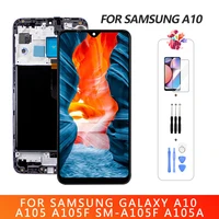 6 2inch premium quality lcd display for samsung galaxy a10 touch screen for galaxy a105 a105f a105a lcdframe replacement parts