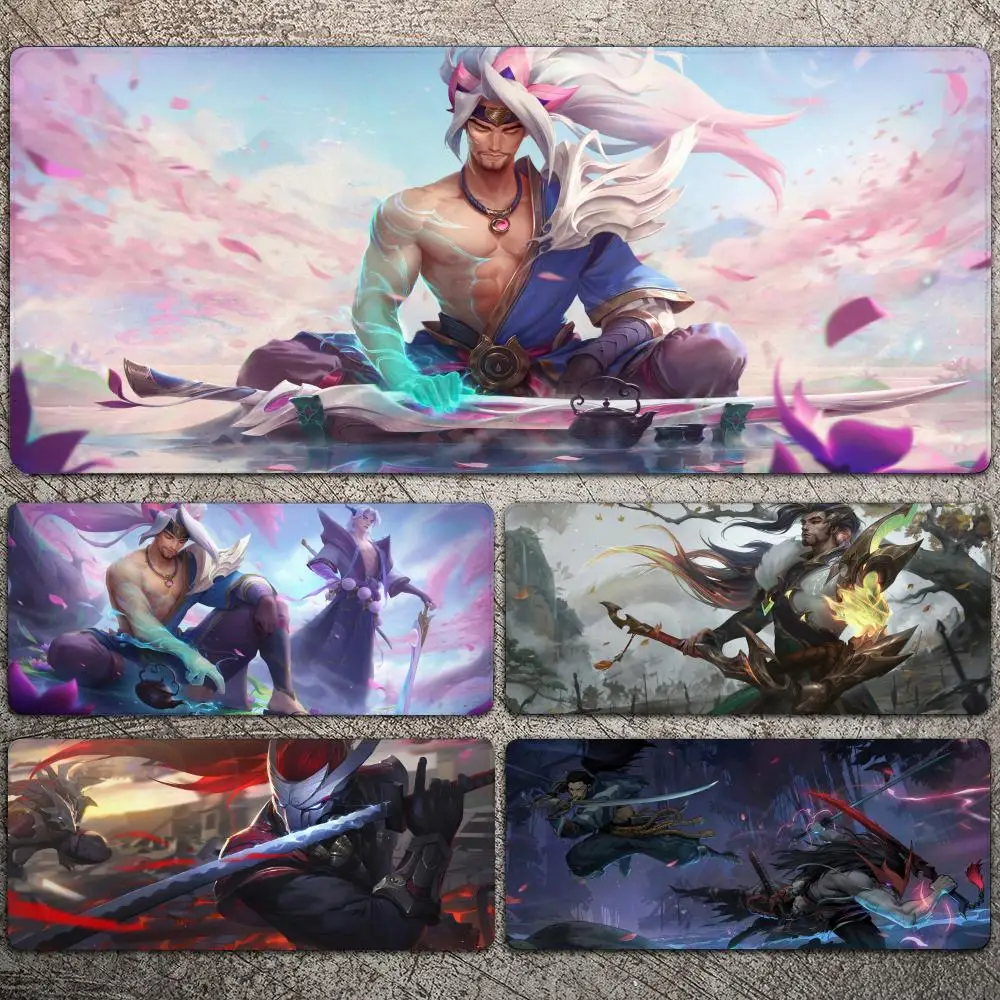 

Yasuo League Of Legends Mousepad Large Gaming Mouse Pad LockEdge Thickened Computer Keyboard Table Desk Mat