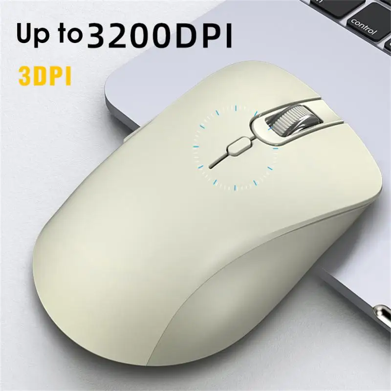 

Ergonomic Usb Wireless Mouse Stylish Plug And Play Single Mode Mice 6 Keys Simple Games E-sports Mouse Adjustable 1600dpi 2.4g