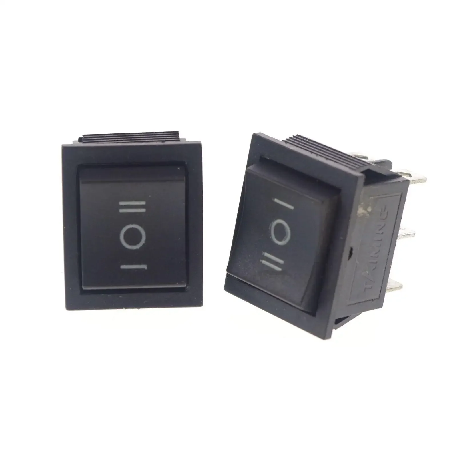 Рокерный переключатель KCD2-203 6-контактный черный