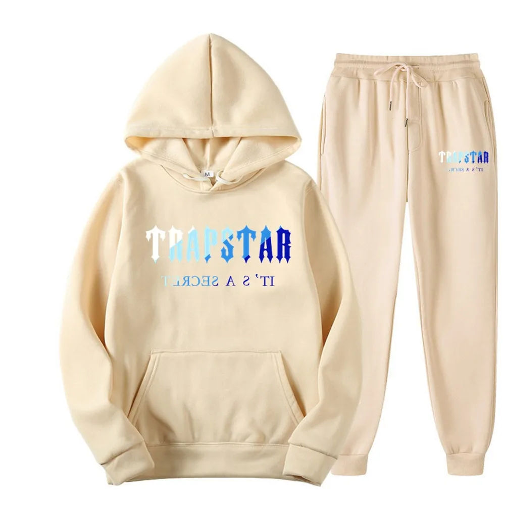 

Autumn Men's Sets Trapstar Print Tracksuit 2 Pieces Set Unisex Hoodies+Pants Suit Winter Women Hoodie Sportswear y2k Sweatshirt