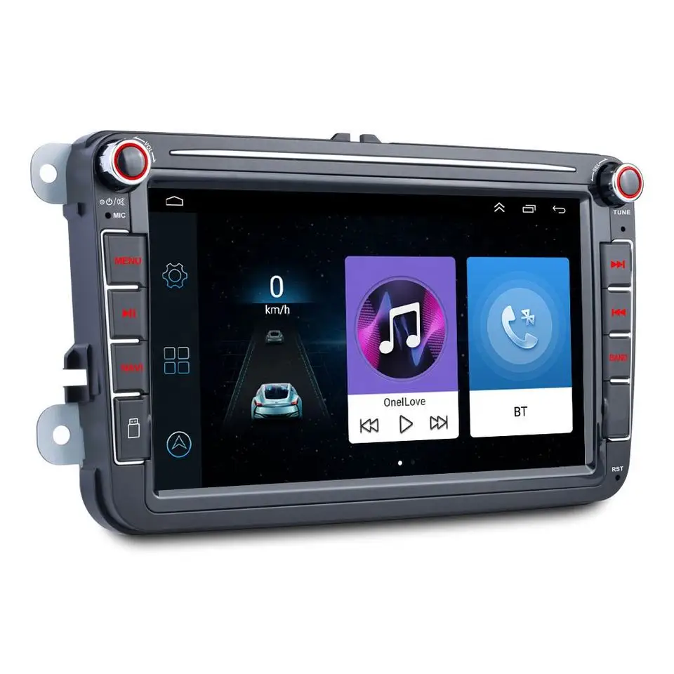 

8 Inch Android 10car radio Autoradio 2 Din Car Radio Stereo Gps Wifi Bt Fm For VW PASSAT POLO GOLF 5 6