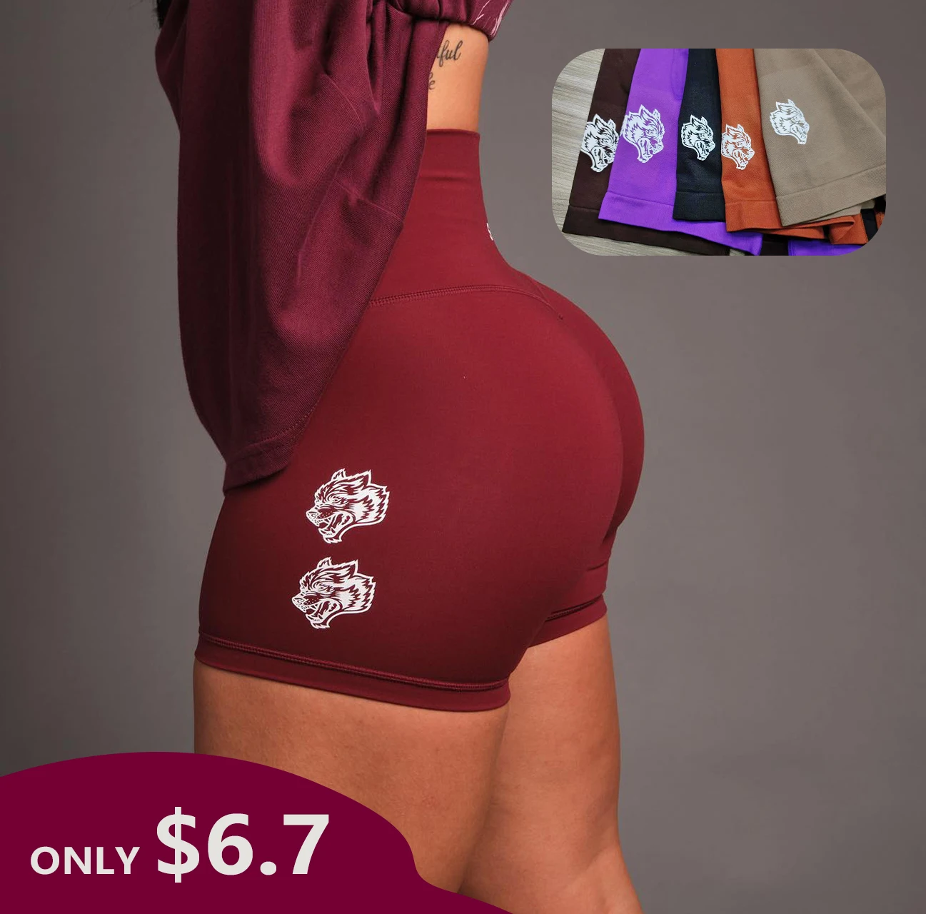 

Darc Sports Shorts High Waist Seamless Pants Women Darcs Scrunch Butt Yoga Wear Push Up Gym Shorts Athletic Booty Workout Shorts