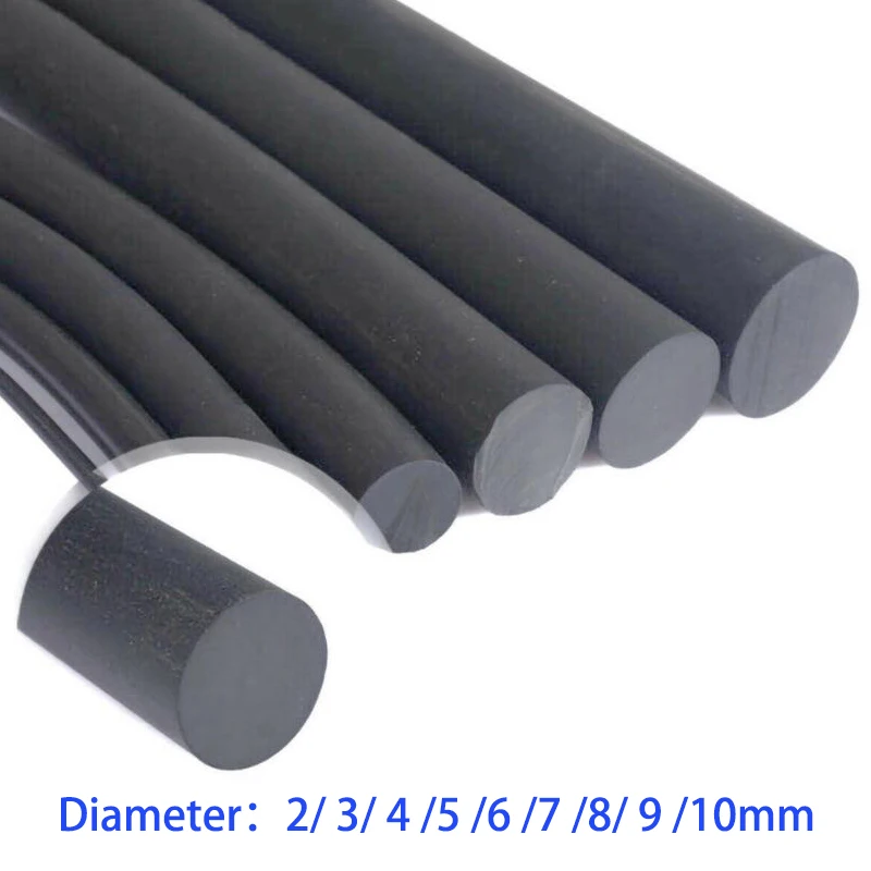 

Твердая черная уплотнительная лента NBR диаметром 2, 3, 4, 5, 6, 7, 8, 9, 10 мм, масло, Нитриловая Резина