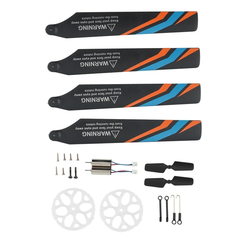 

Spare Parts Kit Main Gears Tail Motor Blades Screws for Wltoys XK K127 RC Helicopter Accessories