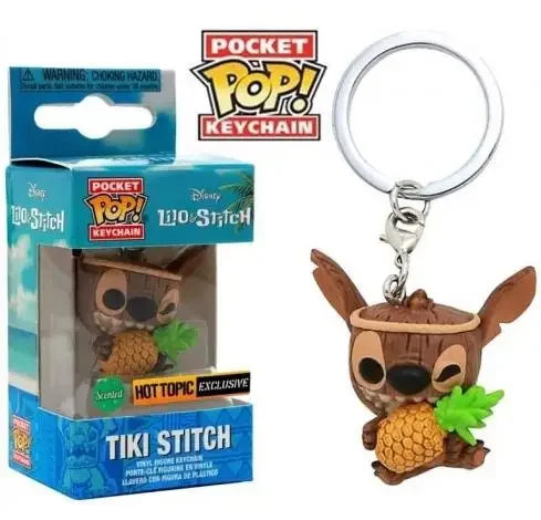 FUNKO pop Summer STITCH брелок фильм ТВ виниловая фигурка TIKI ароматическая подвески