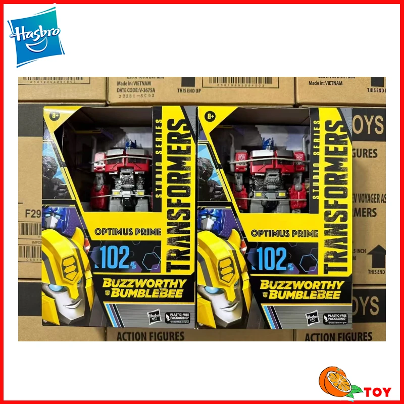Фото В наличии игрушки Hasbro Transformers Studio Series SS-102BB Optimus Prime, модель робота, коллекционные фигурки, игрушки, подарки, товары для хобби №1