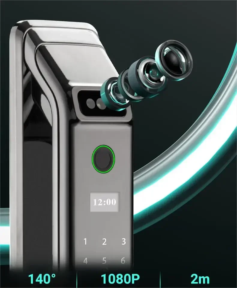 Гальванический процесс автоматический дверной замок App Wifi распознавание лица