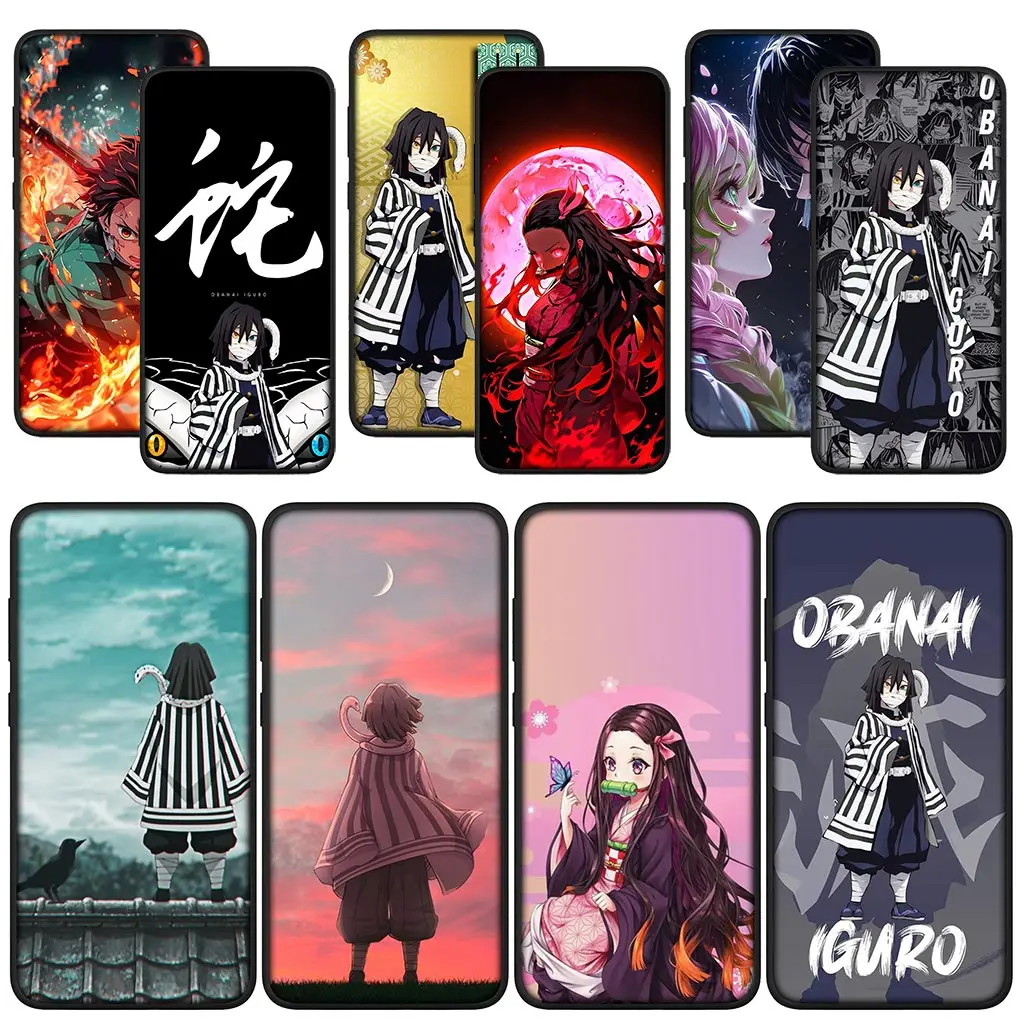 Iguro Obanai Demon Slayer Nezuko for Samsung Galaxy S24 S23 Fe Ultra A55 A35 A24 A15 A05 M55 M15 Plus A02 A03 A11 A70 S7 Case