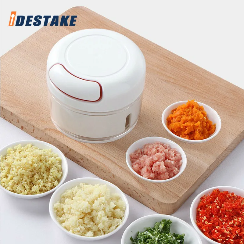 

Garlic Crusher Pepper Mashed Manual Puller Fruit Ginger Cut Powder Meat Grinding Vegetable Chopper Kitchen Gadgets Garlic Press