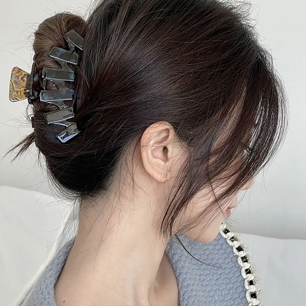 

Прочная нескользящая заколка, элегантная заколка в виде акулы, головной убор, заколка для волос, заколка-краб для волос, заколка-краб