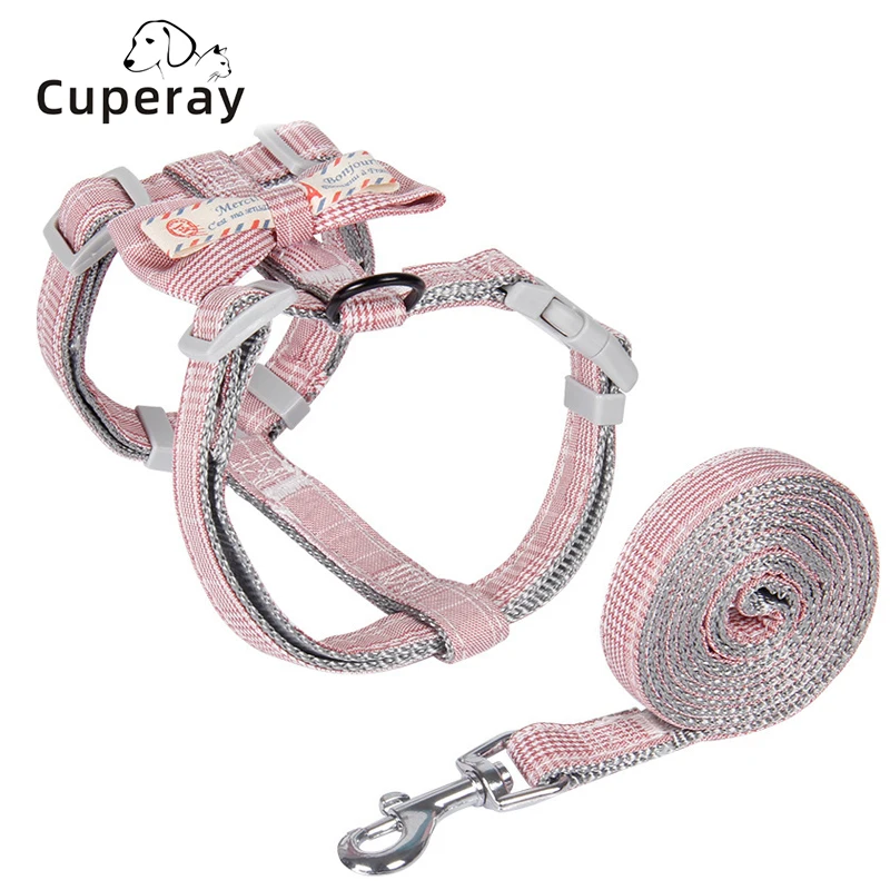 Cat Harness and Leash Set,Cats Escape Proof - Adjustable Pet