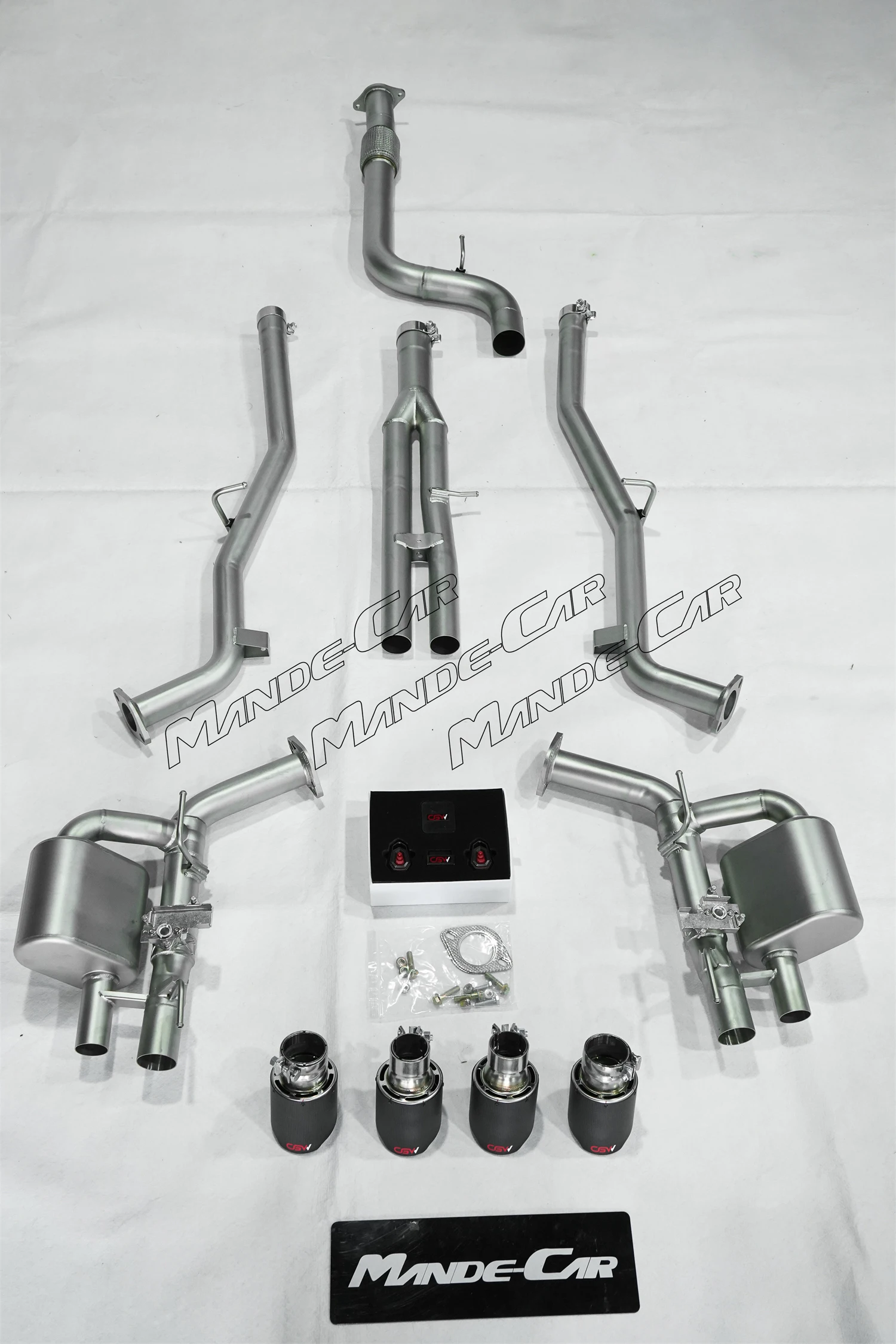 Система выхлопных газов из нержавеющей стали SS304 подходит для Maserati ghioli 2 0 T