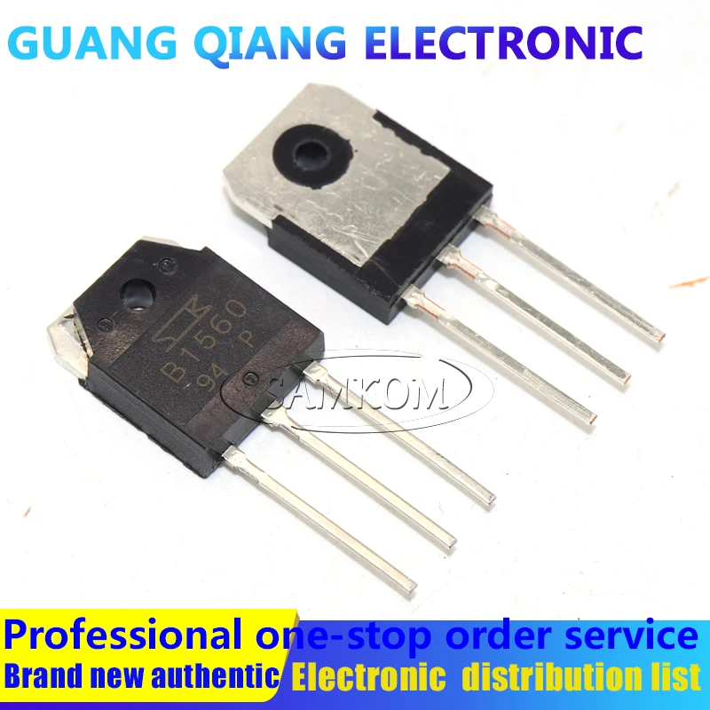 1 шт. 2SB1560 TRANS PNP DARL 150V 10A TO3P 1 шт. 2SB1560 TRANS PNP DARL 150V 10A TO3P