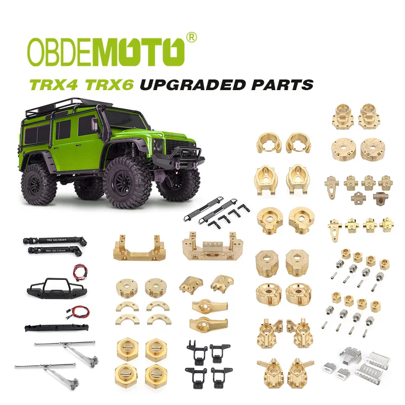 

RC 1/10 Crawler Brass Wheel Extend Adapter Counter Weight Set for Traxxas TRX4 TRX6 Metal Upgrade Part Portal Drive Axle Housing