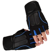 1 pair weight lifting training fitness gloves women men sports body building gymnastics grips gym hand palm protector gym gloves