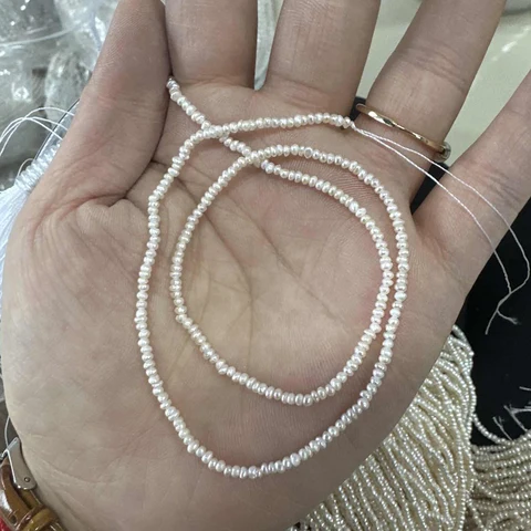 Натуральный белый жемчуг 1.8-2.0 мм для ювелирных изделий