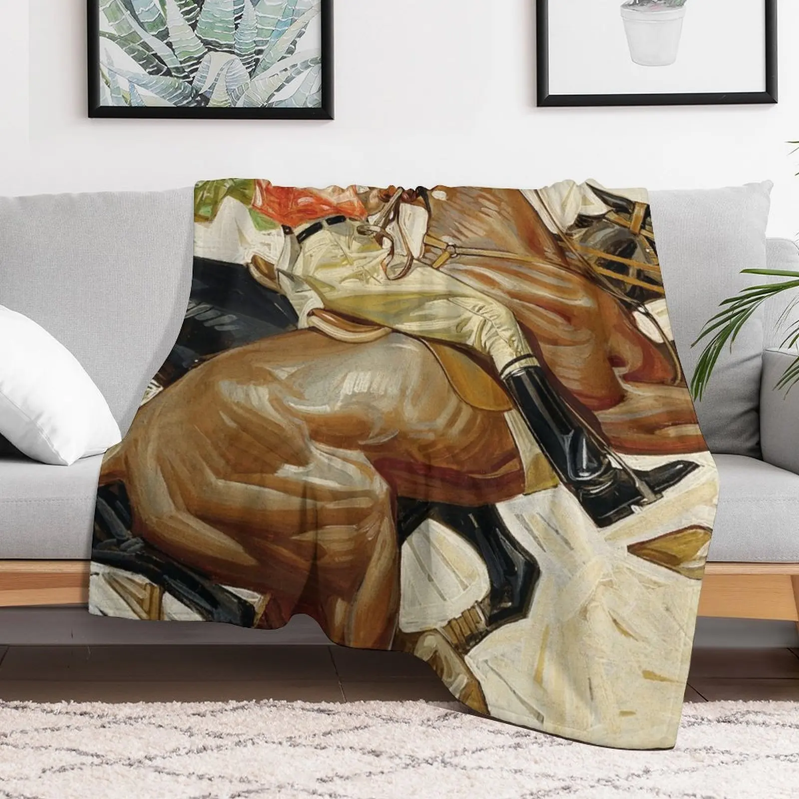 Джозеф Христиан Лейлкер Поло игроки на лошадке Реклама Купенгеймера (1914 гг.)