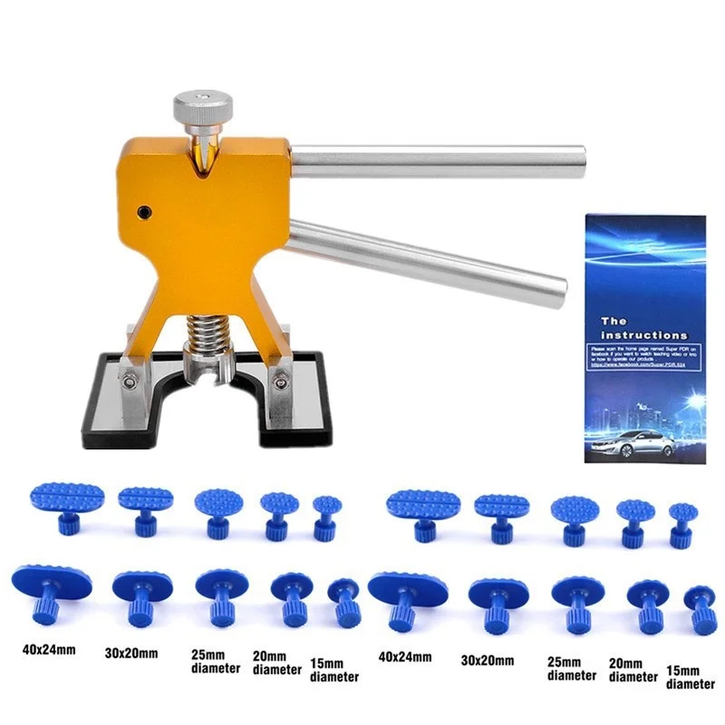 

Paintless Auto Dent Repair Kit Bridge Car Puller Rubber Tabs Remover Accessories For Refrigerators Washing Machines Easy To Use