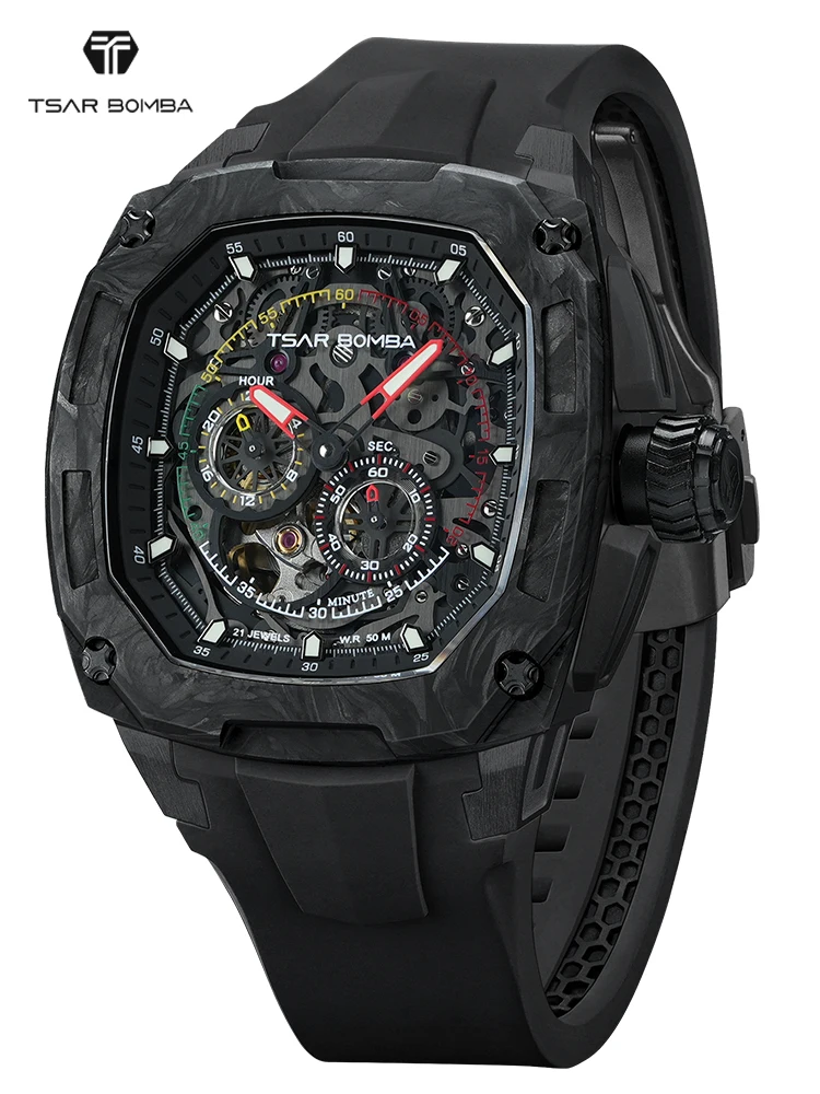 TSAR BOMBA сменный набор автоматических часов механические наручные часы для мужчин