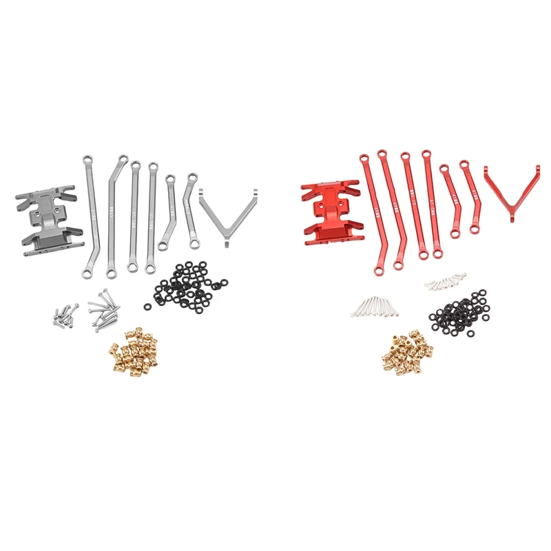 

ЧПУ с высоким зазором, звенья шасси и противоскользящая пластина для Axial SCX24 AXI90081, мерцающий болт, модель 1/24, для радиоуправляемой модели