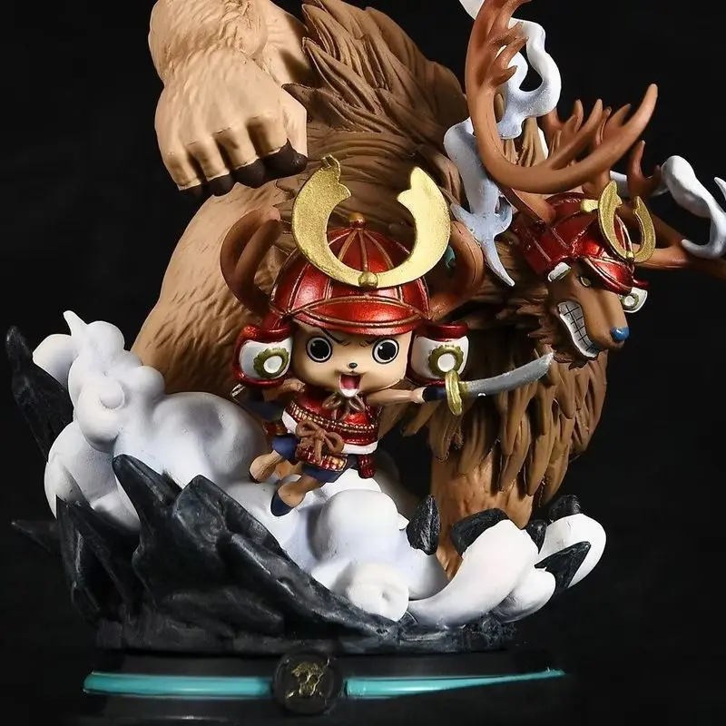 

14cm One Piece Chopper Anime Figures Wano Onigashima Chopper Statue Action Figurine Model Doll Collection Decoration Toy Gift
