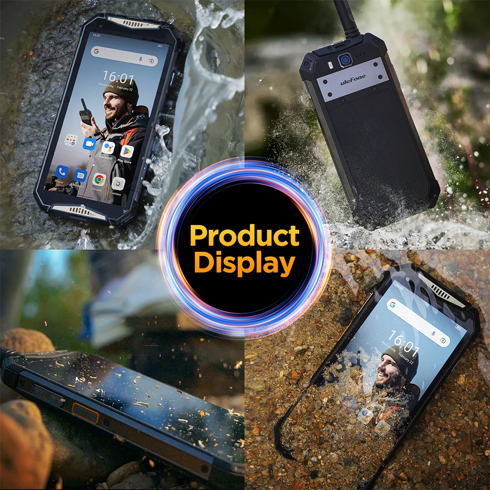 Ulefone Armor 20WT защищенный водонепроницаемый смартфон DMR Walkie Talkie 10850 мАч мобильные телефоны 20 ГБ + 256 ГБ Android телефон - купить по выгодной цене | AliExpress