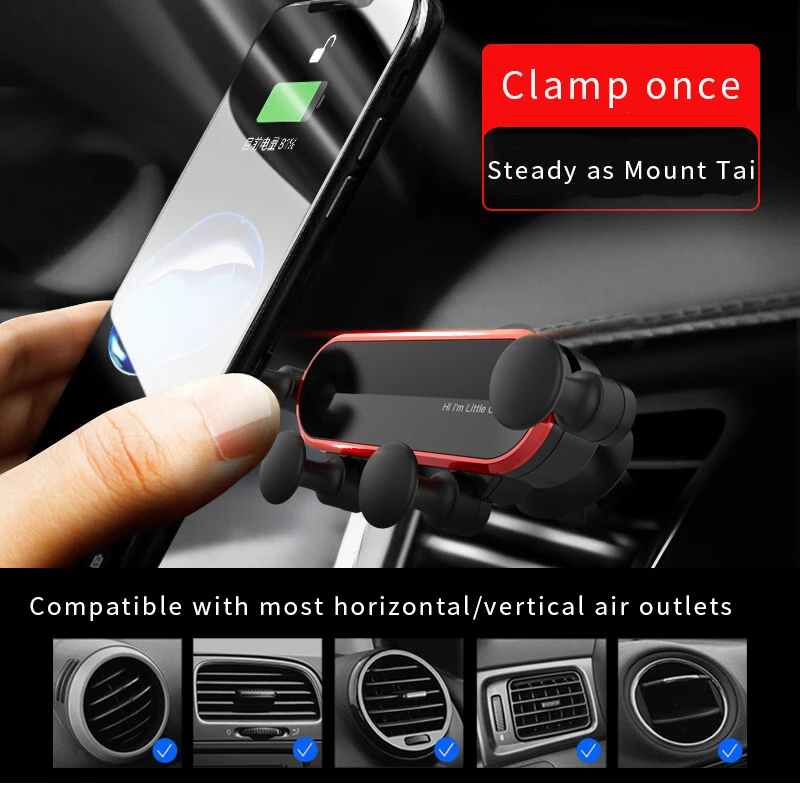car holder phone holder vent telescopic bracket phone holder in car works all smartphone for xiaomi huawei suporte celular carro free global shipping