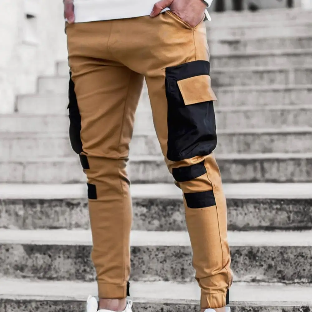 

Stylish Track Pants Breathable All-Match Elastic Multi Pocket Cargo Pants