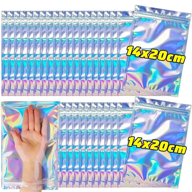 

Голографические пакеты, 10 штук