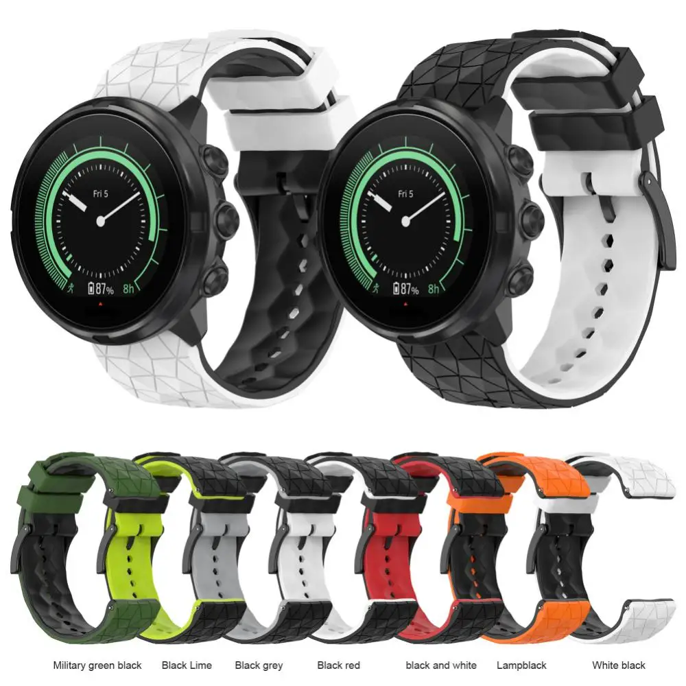 

For Suunto Spartan Sport Silicone Wrist Strap Silicone Strap Watch Bracelet Smart Watch Band Sport Watch Wristband Sweat-proof