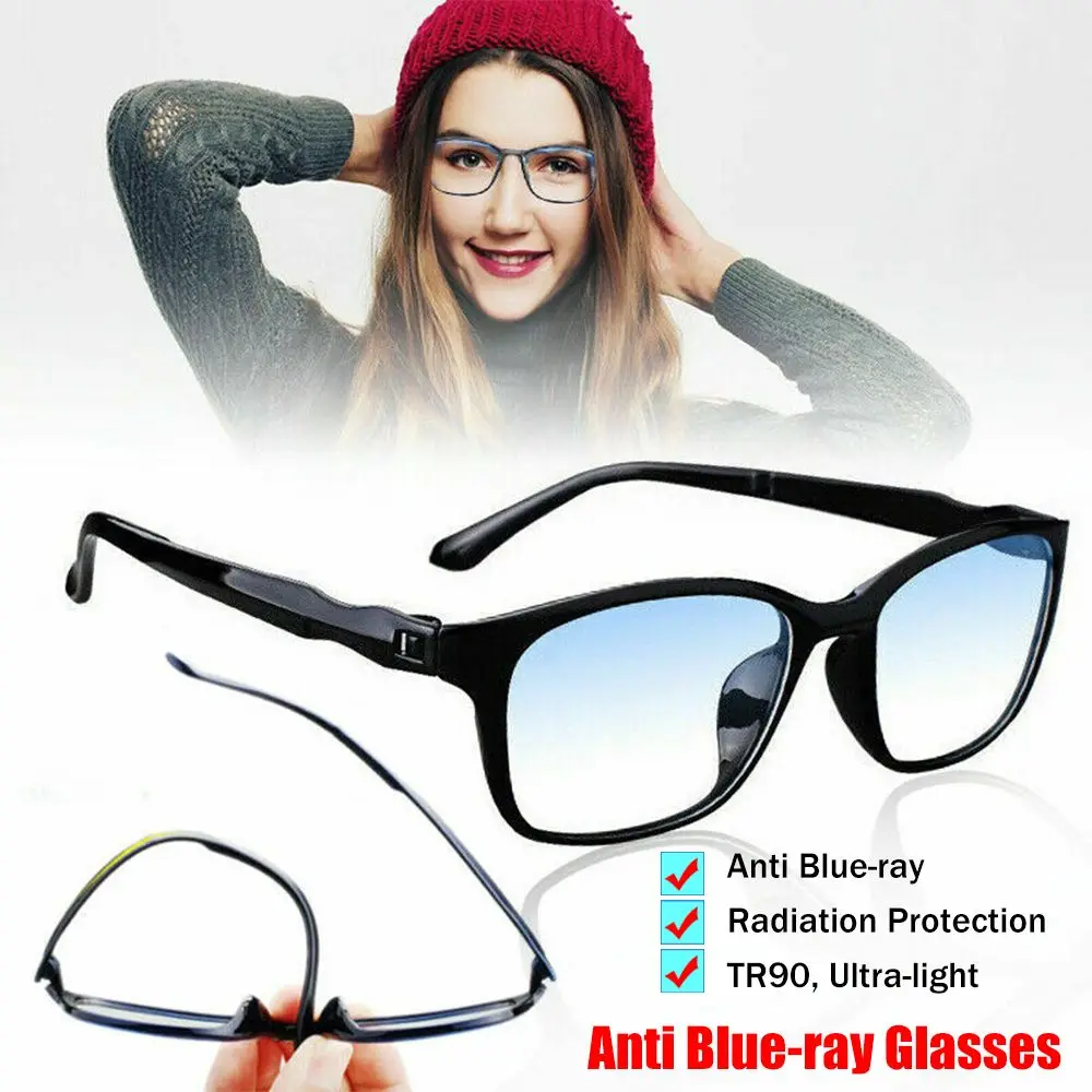 

Reading Flat Mirror Gaming UV400 Anti Blue-ray Glasses Computer Goggles Presbyopic Eyewear Radiation Protection