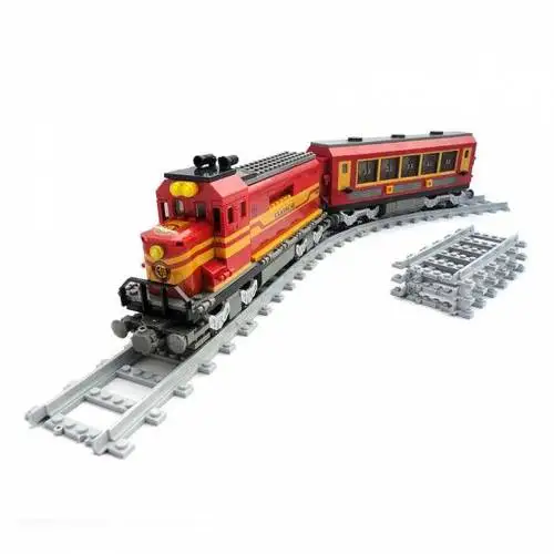 

AUSINI New 25902 630pcs Train Building Bricks Blocks Educational Toys For Children Brinquedos DIY Boys Gift