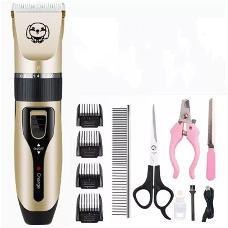 

NEW2023 Electrical Shearing Cutter Machine USB Charge Pet Haircut Paw Shaver Clipper Pet Dog Nail Hair Trimmer Grinder Grooming