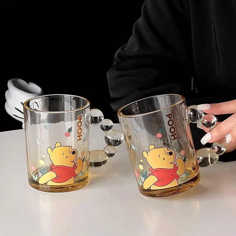 Чашка Винни-Пух Disney универсальный мультяшный подарок для детей и дома стеклянные