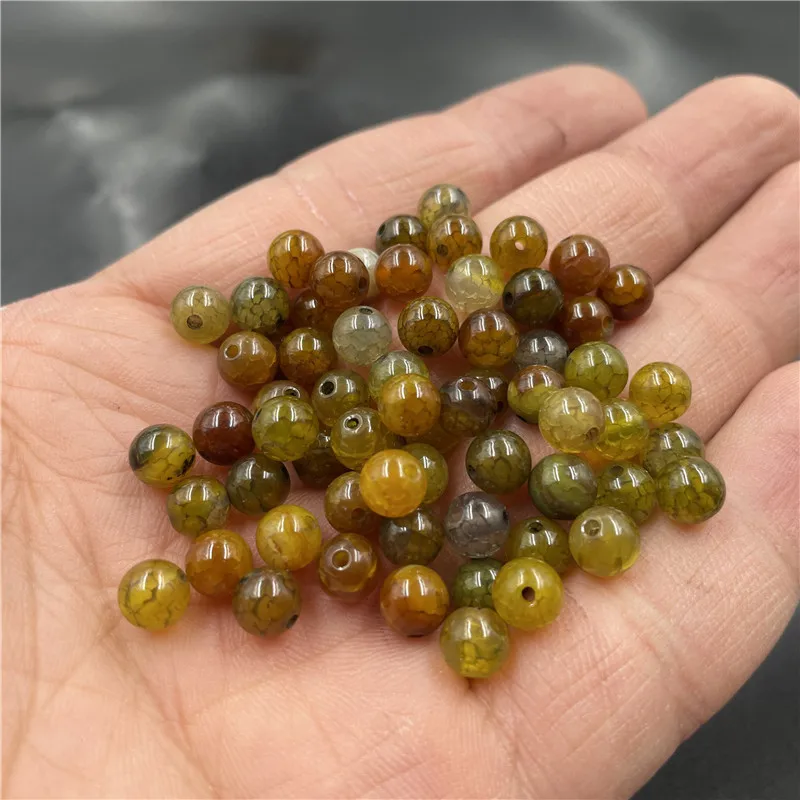 

Аксессуары для украшения «сделай сам», 6 мм, узор дракона, агатные бусины