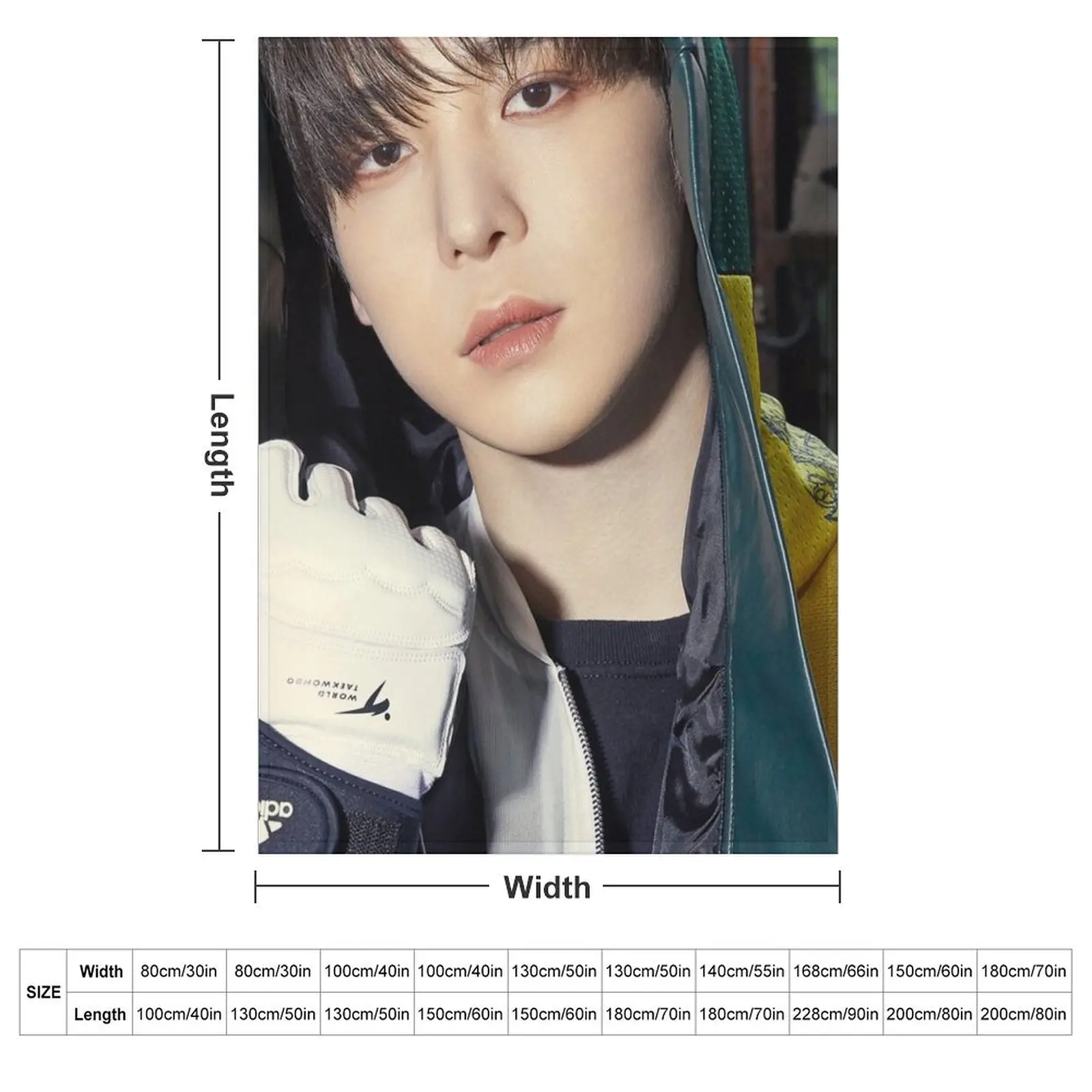 ATEEZ YUNHO BEYOND: ZERO Плед Одеяла в клетку на односпальной кровать