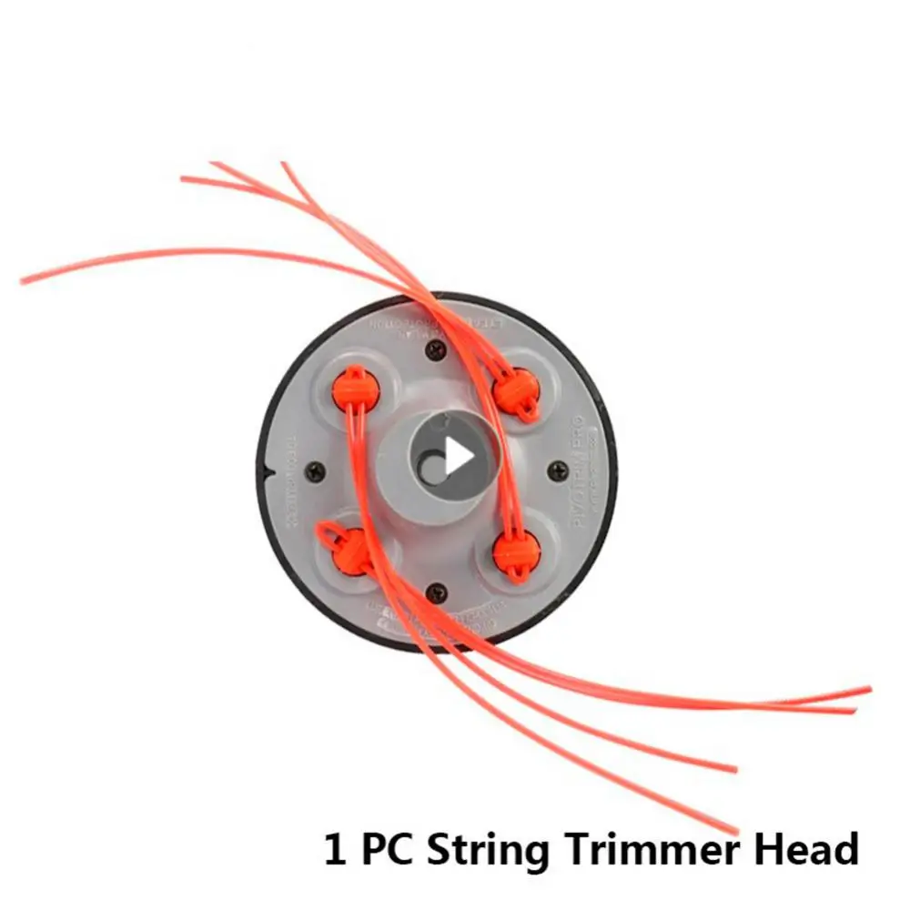 

1pc Universal 4 Lines Bump Speed Feed String Trimmer Head Grass Trimmer Head For Gasoline Lawn Mower Brush Cutter Head Home