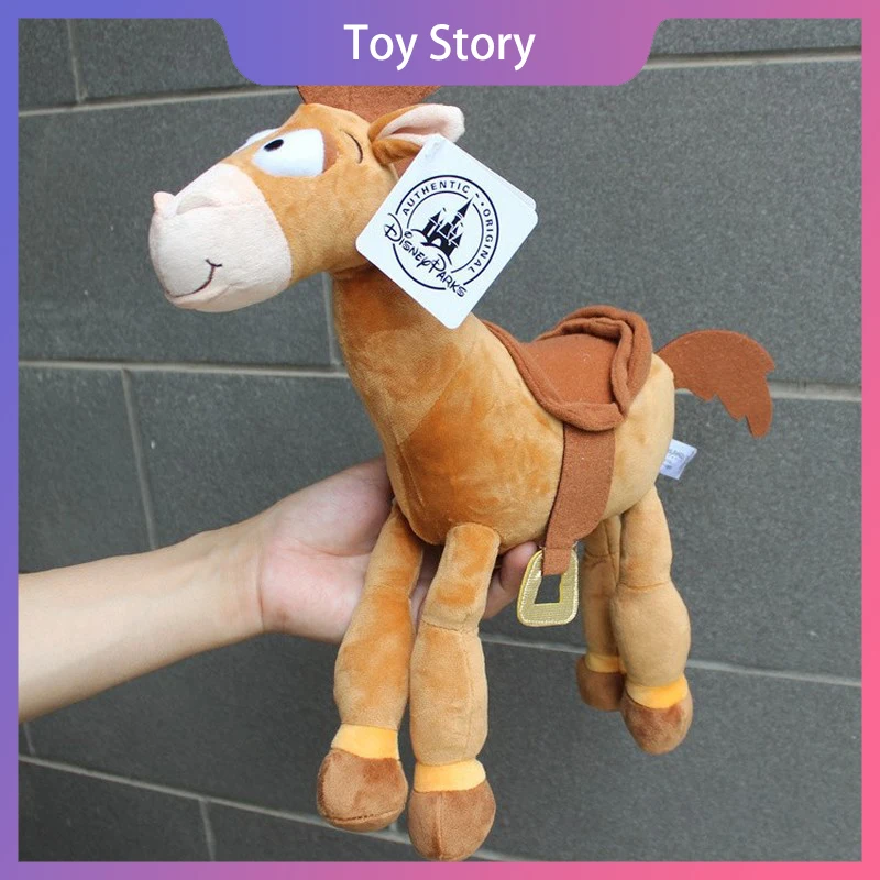 

25cm Toy Story Plush Toys Stuffed Animals Bullseye Cute Figure Little Horse Model Dolls Birthday Girl Baby Kids Gifts Children
