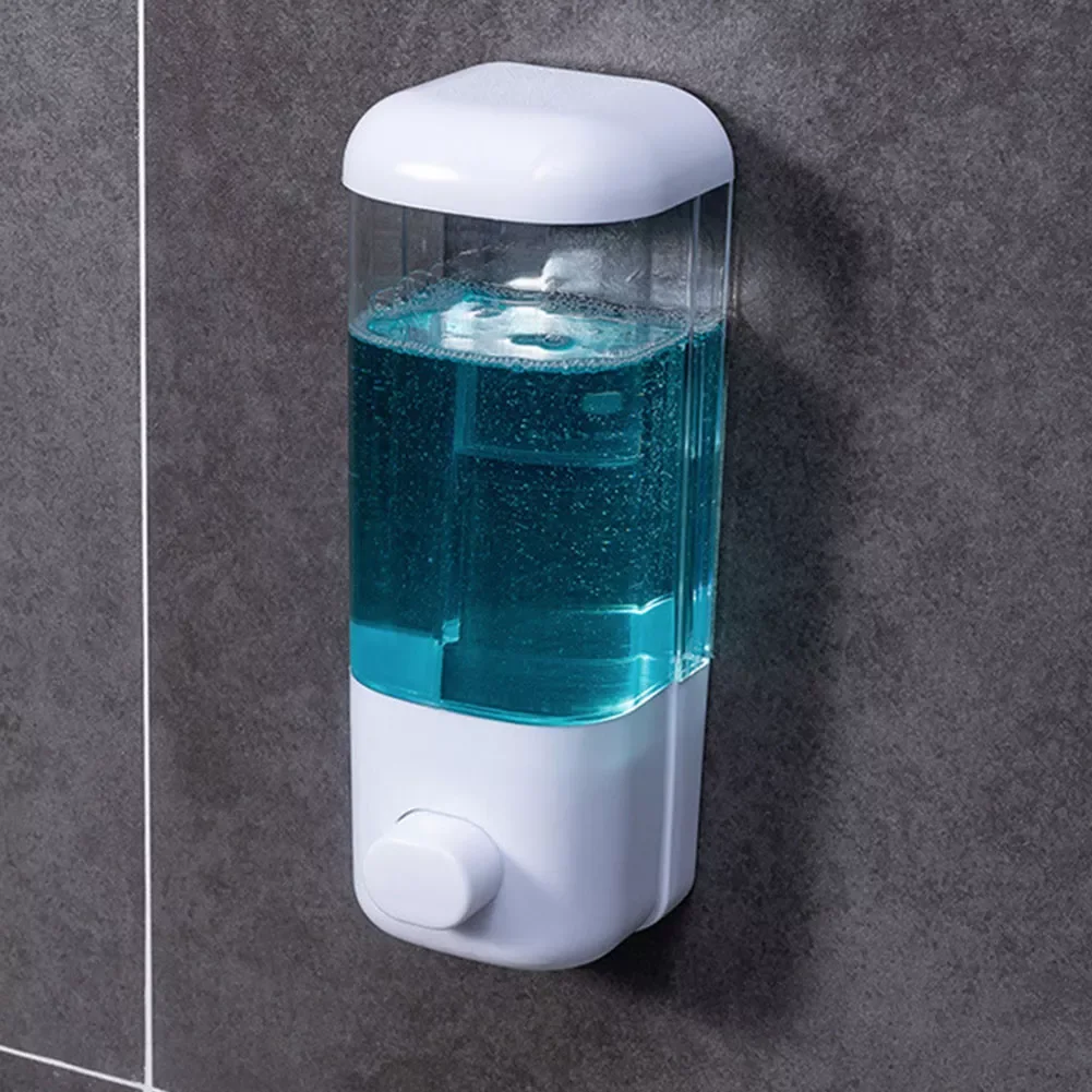 

2022New ABS Wall-mounted Liquid Soap Dispenser Single/Double Head Foam Hand Wash Device Bathroom Shower Gel Detergent Shampoo Bo